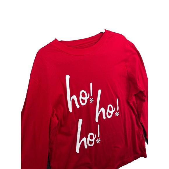 NEW Carter's Pajama Set Adult Unisex 2XL Christmas Top Pants 2-Piece Ho Ho NWT - Picture 2 of 16